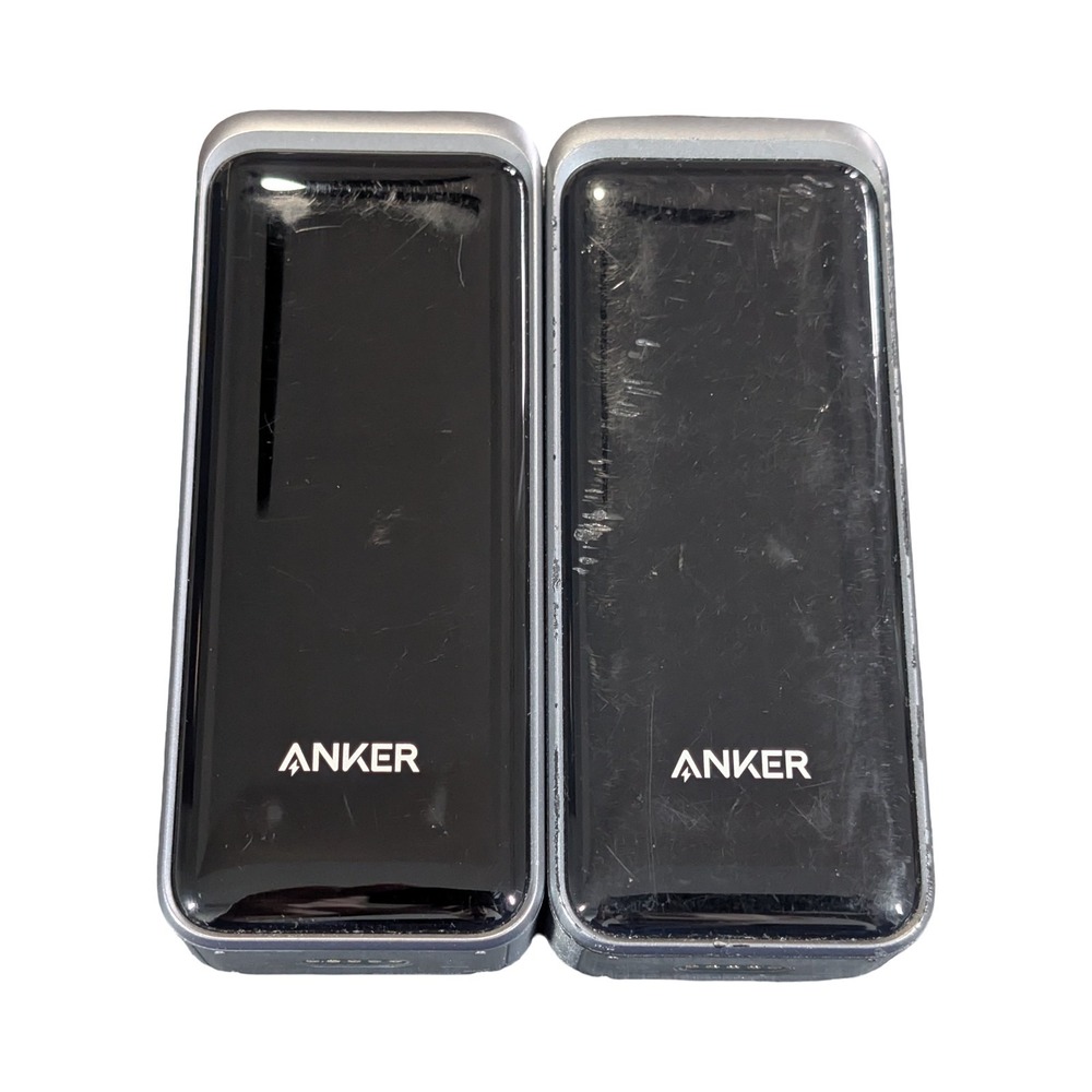 BbA1 Lot of 2 Anker Prime 12000mAh 130W Power Bank A1335 BROKEN Parts Repair